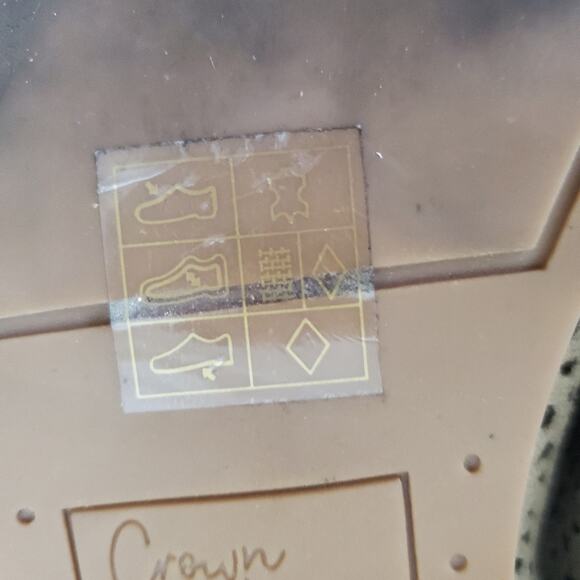 Crown Vintage | Suede Perforated Floppy Top Stacked Block Heel Booties - Picture 10 of 10